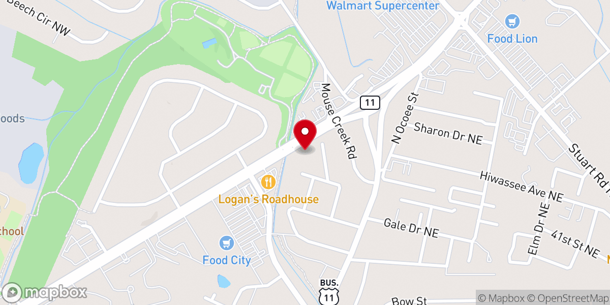 Map showing location of Keith Street Ministries