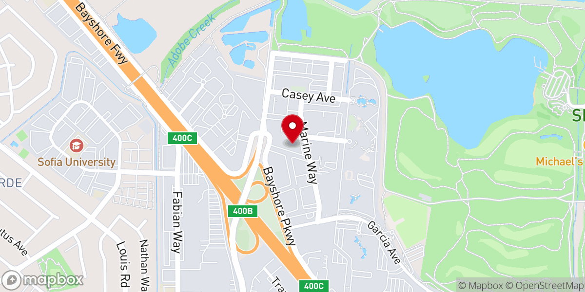 Map showing location of Lord's Grace Christian Church