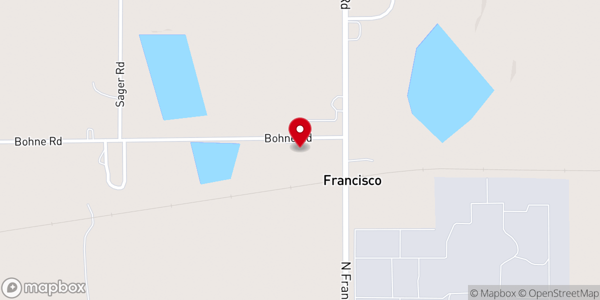 Map showing location of St John's United Church-Christ
