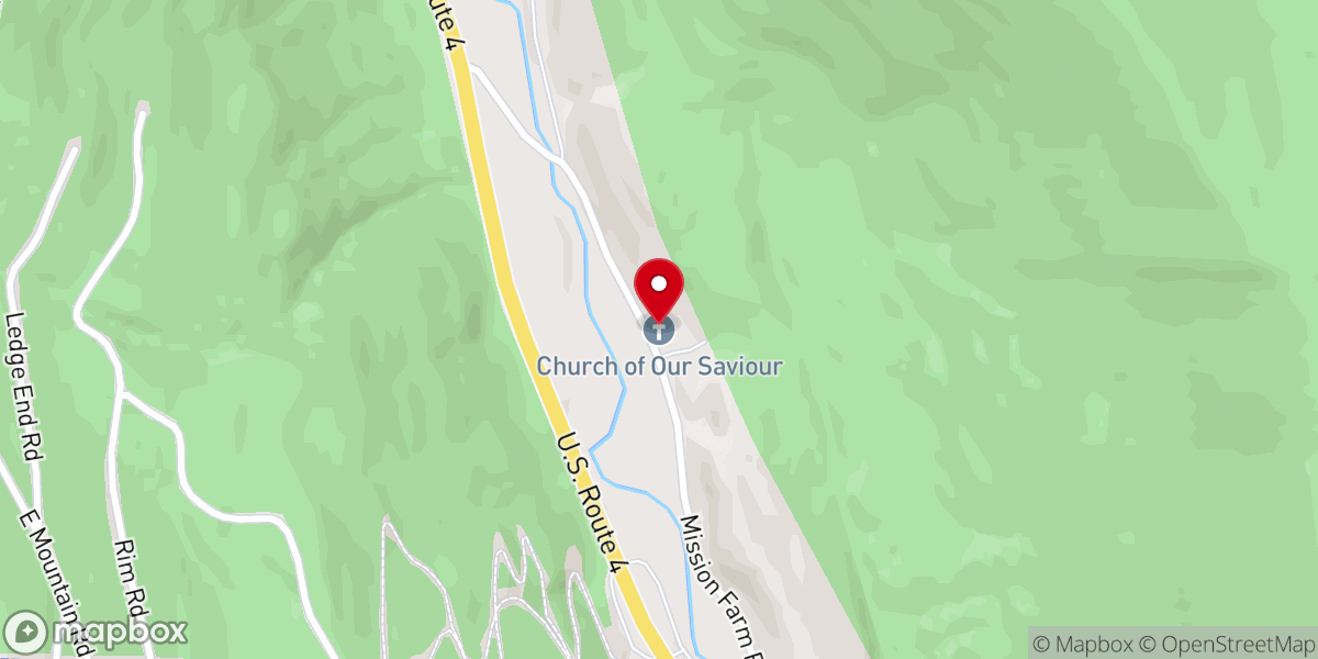 Map showing location of Church of Our Saviour