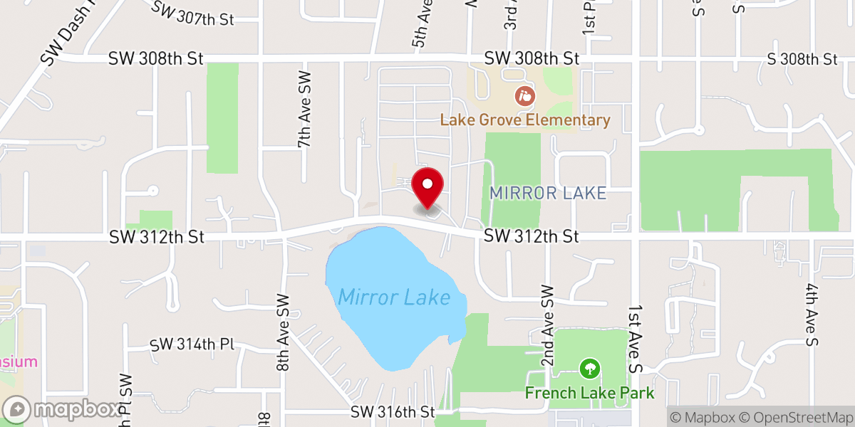 Map showing location of Bethel Christian Center