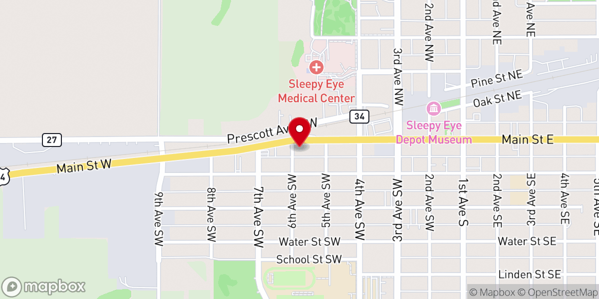 Map showing location of New Hope Community Church