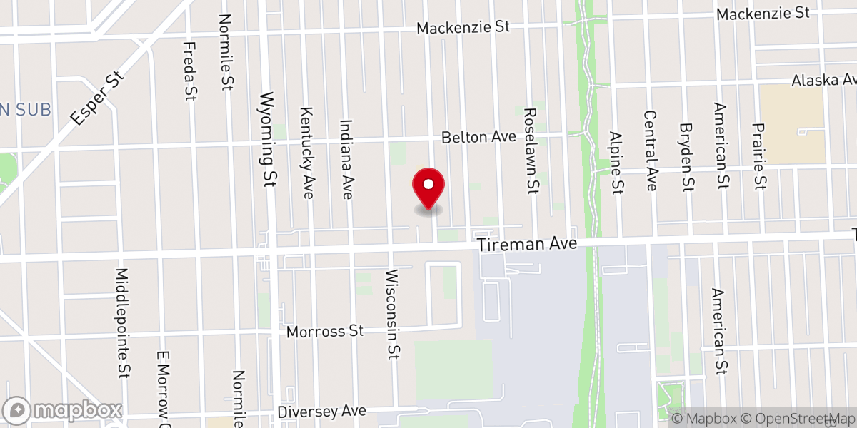 Map showing location of Transforming Lives Ministries