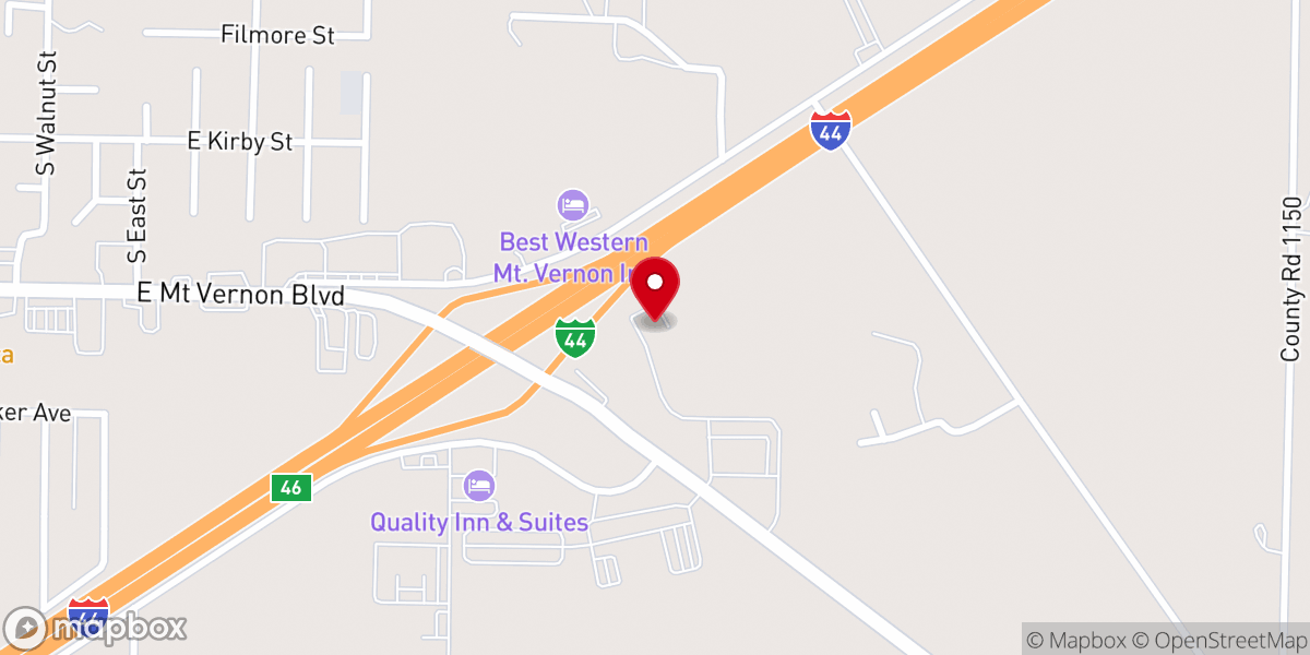 Map showing location of MOUNT VERNON FIRST CHURCH