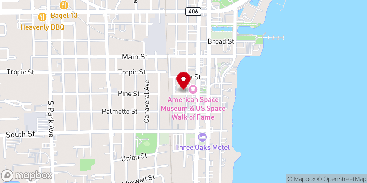 Map showing location of St Gabriel's Episcopal Church