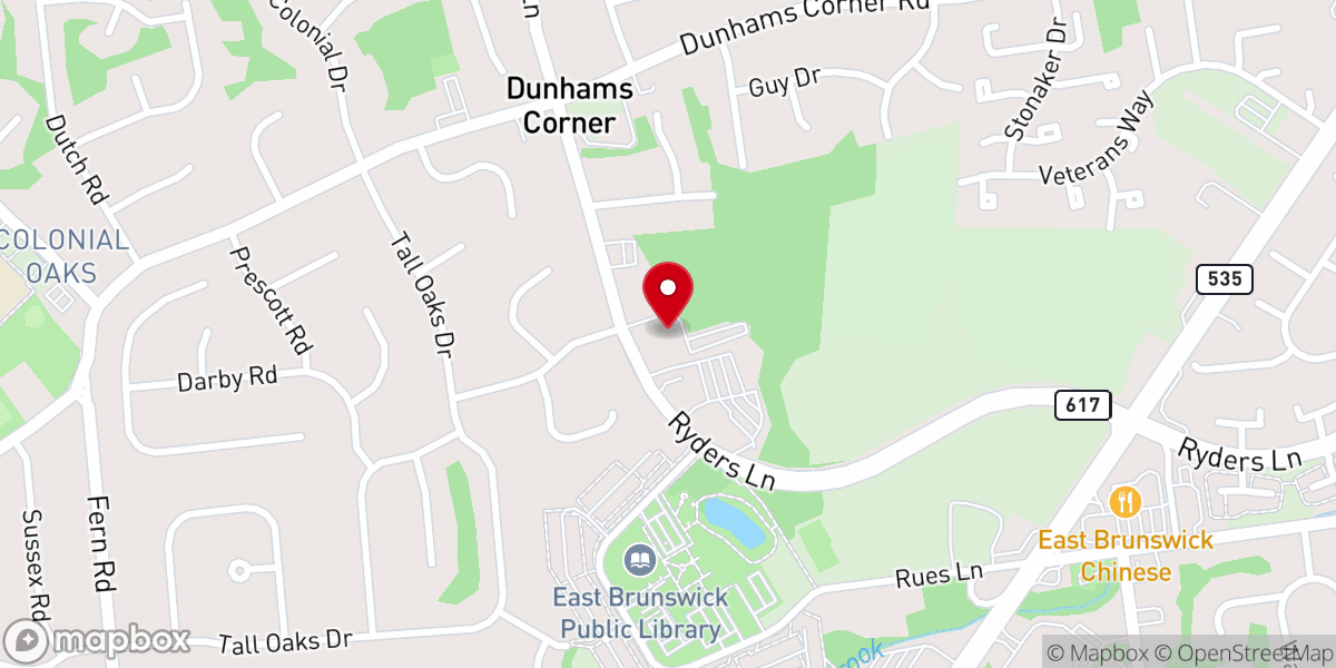Map showing location of Aldersgate United Methodist