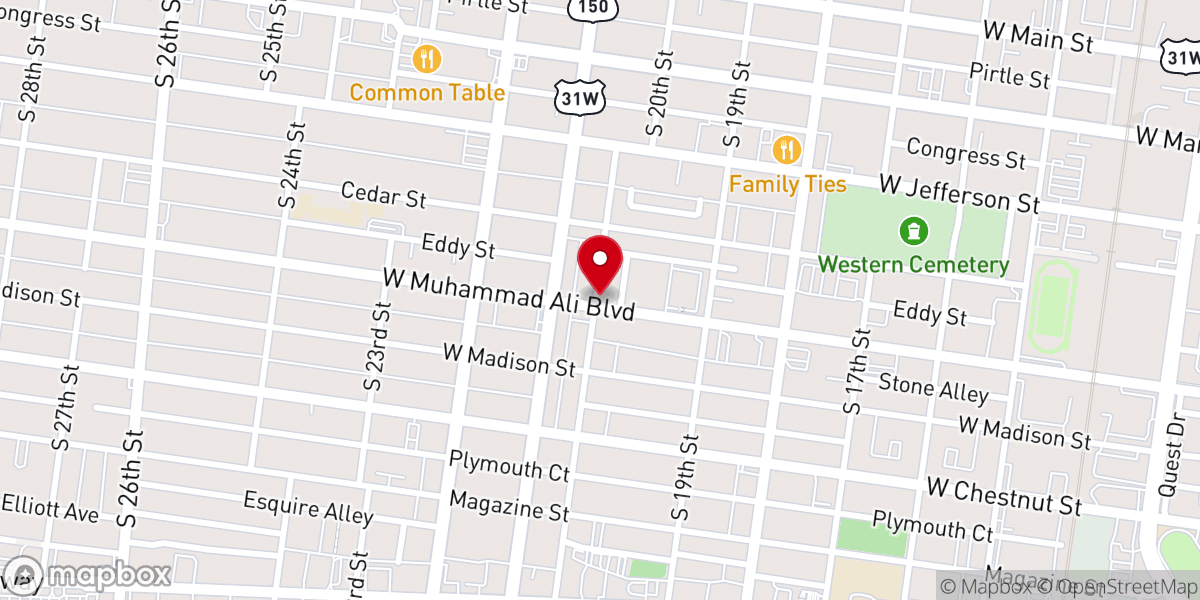 Map showing location of Bob Russell Ministries Inc