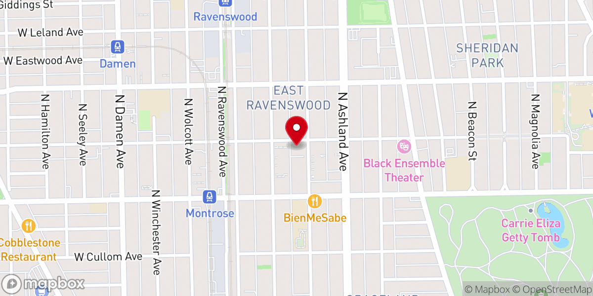 Map showing location of Philadelphia Romanian Church of God
