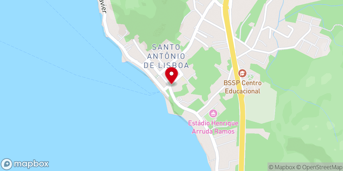 Map showing location of Igreja Nossa Senhora das Necessidades