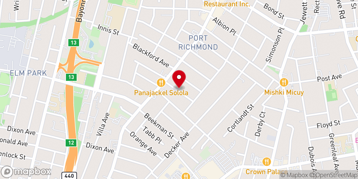 Map showing location of Yeshivas Sanz