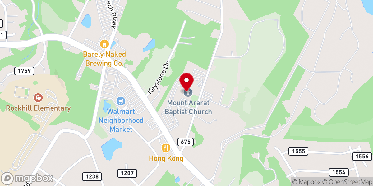 Map showing location of The Mount Church