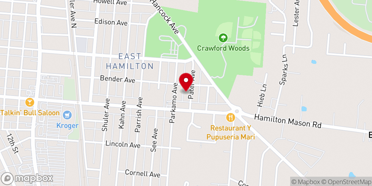 Map showing location of Free Pentecostal Church of God
