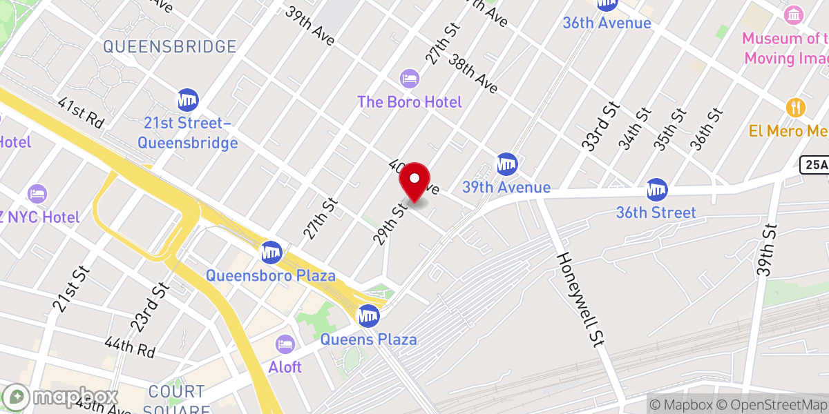 Map showing location of Expansion Church NYC