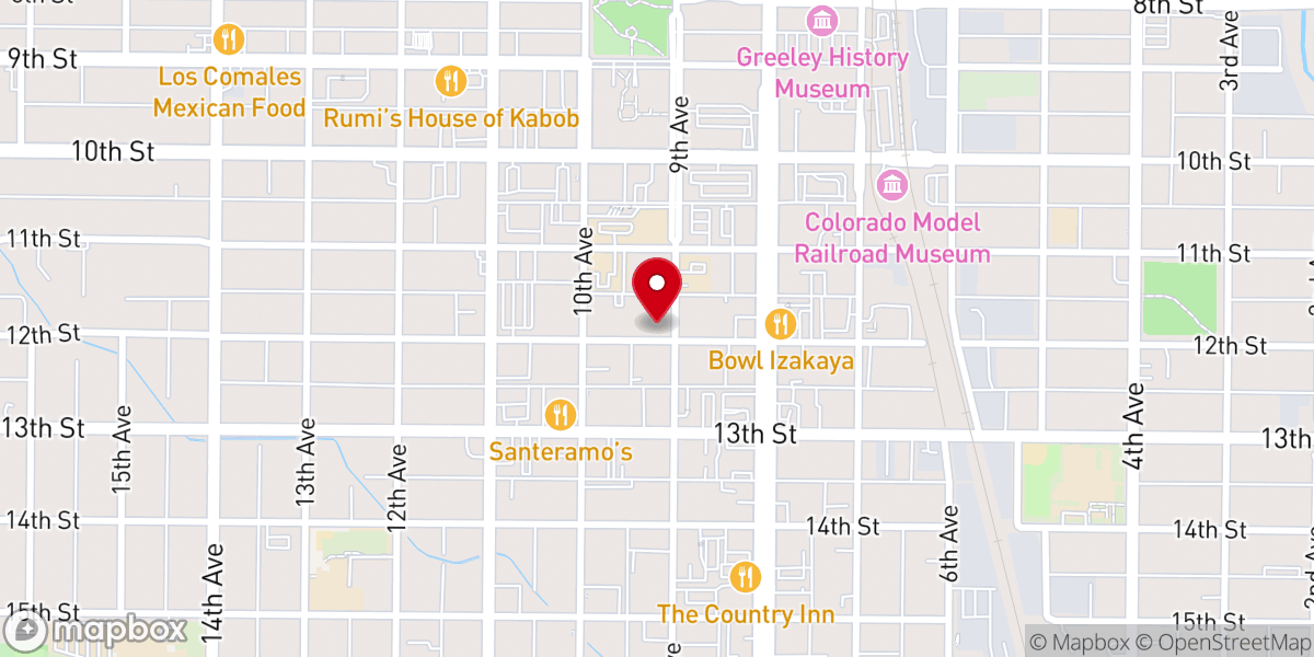Map showing location of Saint Peter Catholic Church