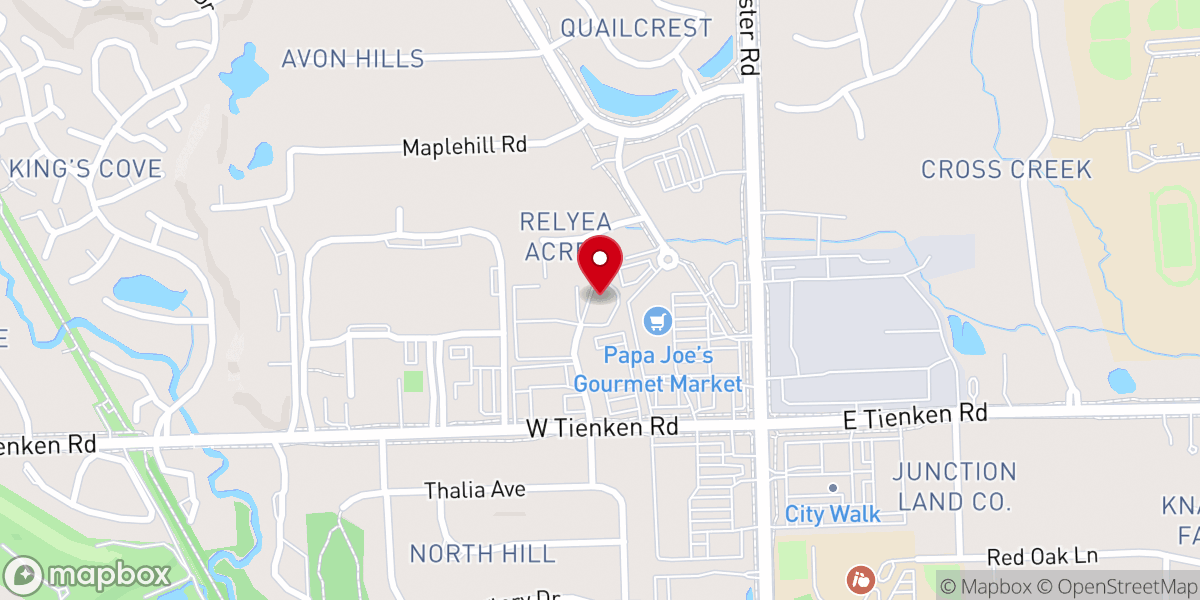 Map showing location of Men of the Sacred Hearts
