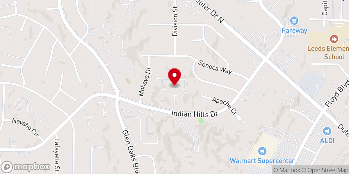 Map showing location of Holy Cross Parish St Michael Catholic Church