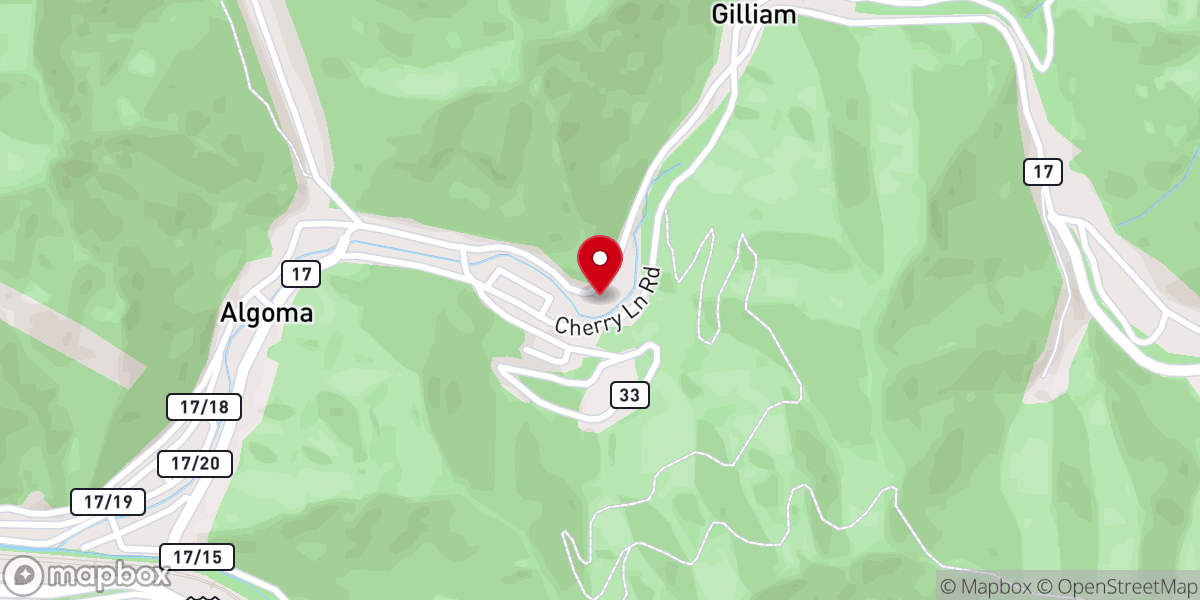 Map showing location of Mt Ebenzer Baptist Church