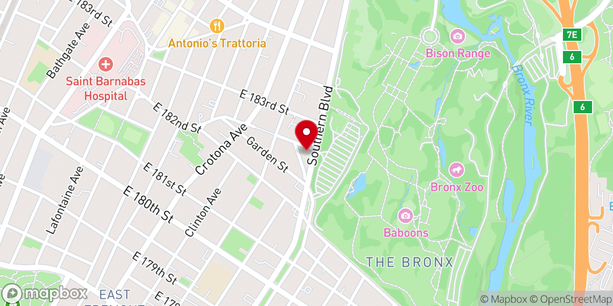 Map showing location of Friendship Community Church