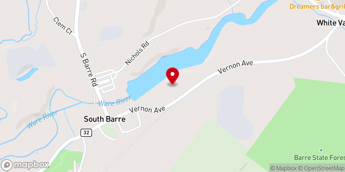 Map showing location of St. Thomas A. Becket Faith Church