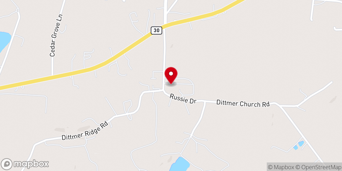 Map showing location of Saint Martins Church