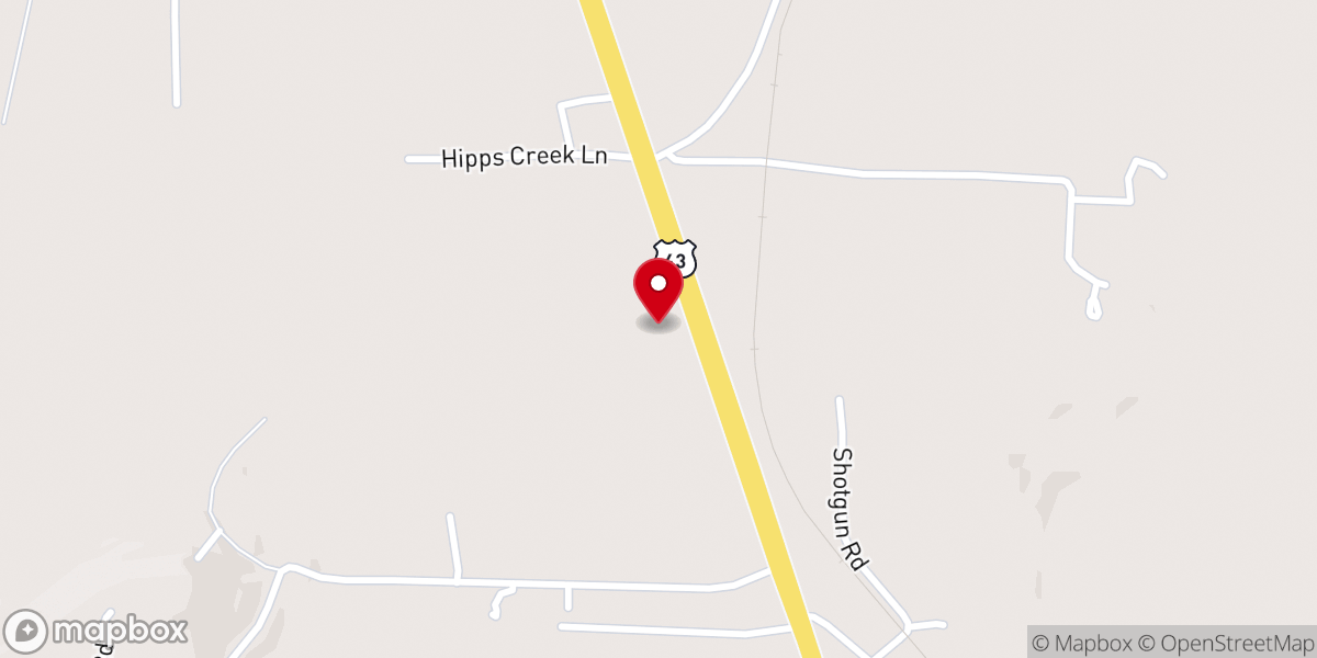 Map showing location of Wright’s Chapel Apostolic Church