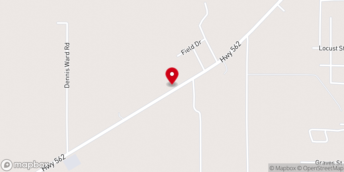 Map showing location of New Alpha and Omega Church