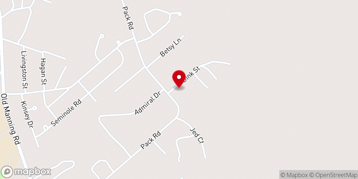Map showing location of Pocalla Holiness Church