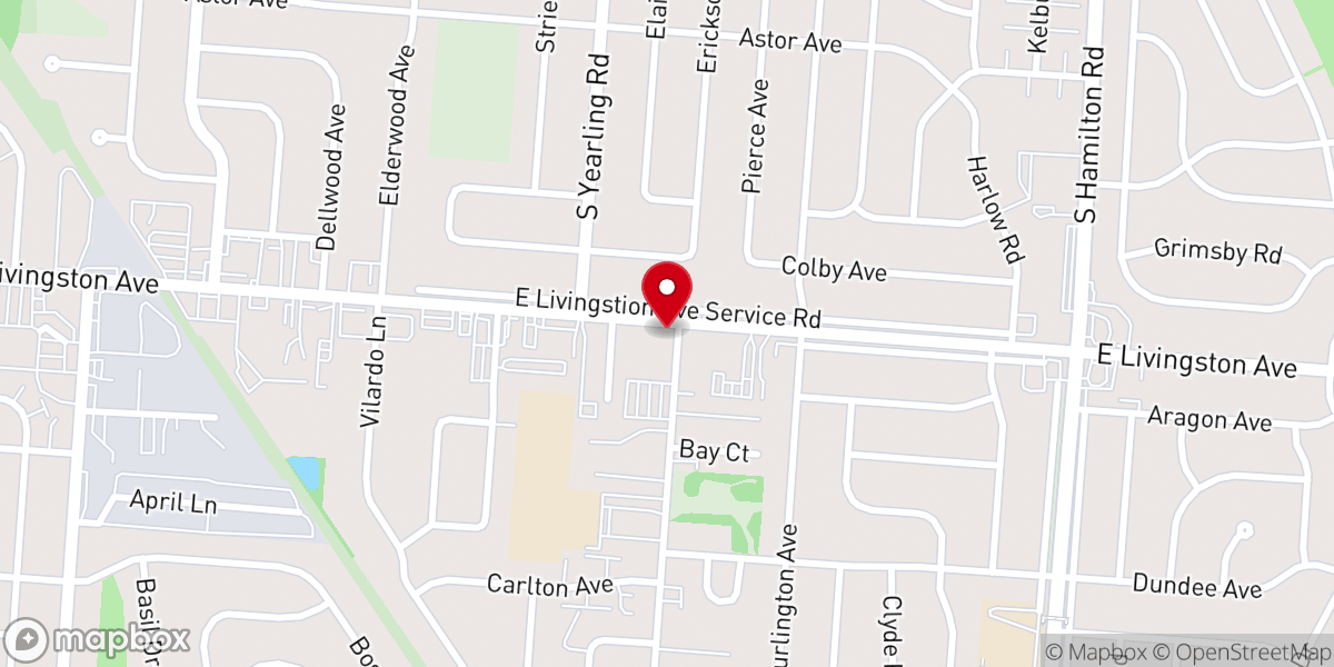 Map showing location of Shady Lane Presbyterian Church