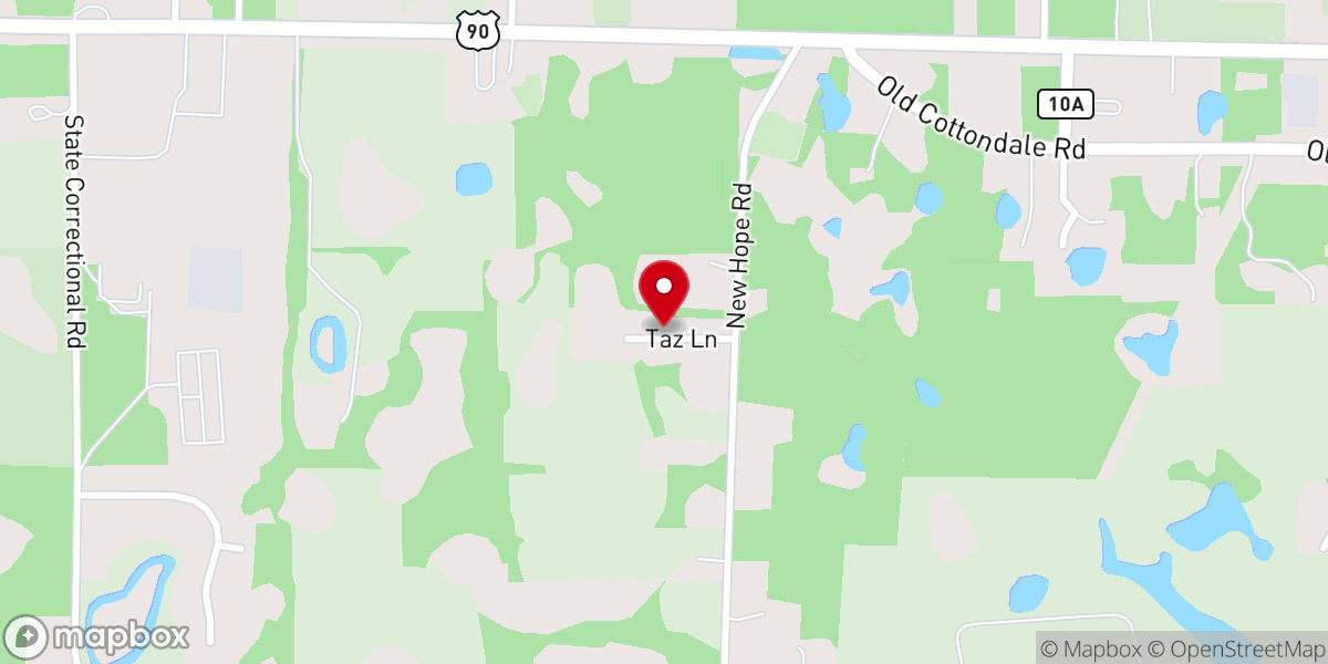 Map showing location of Ministries of God International Worship