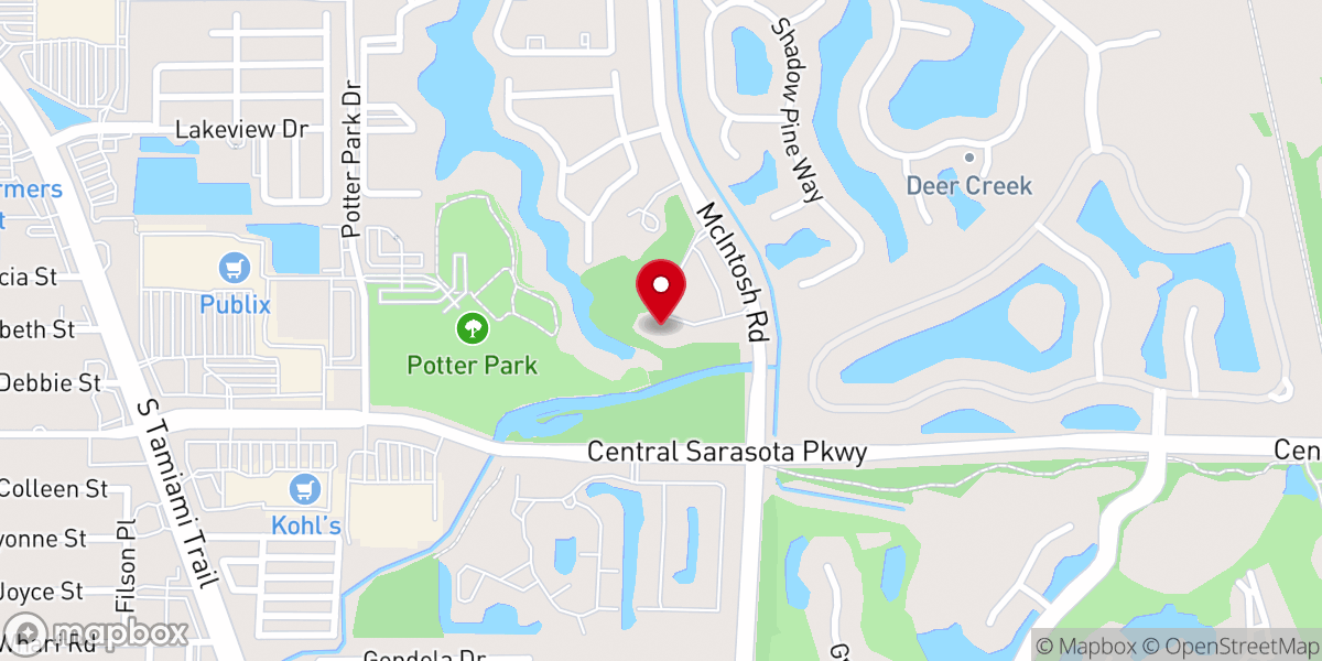 Map showing location of Covenant Life Presbyterian Church