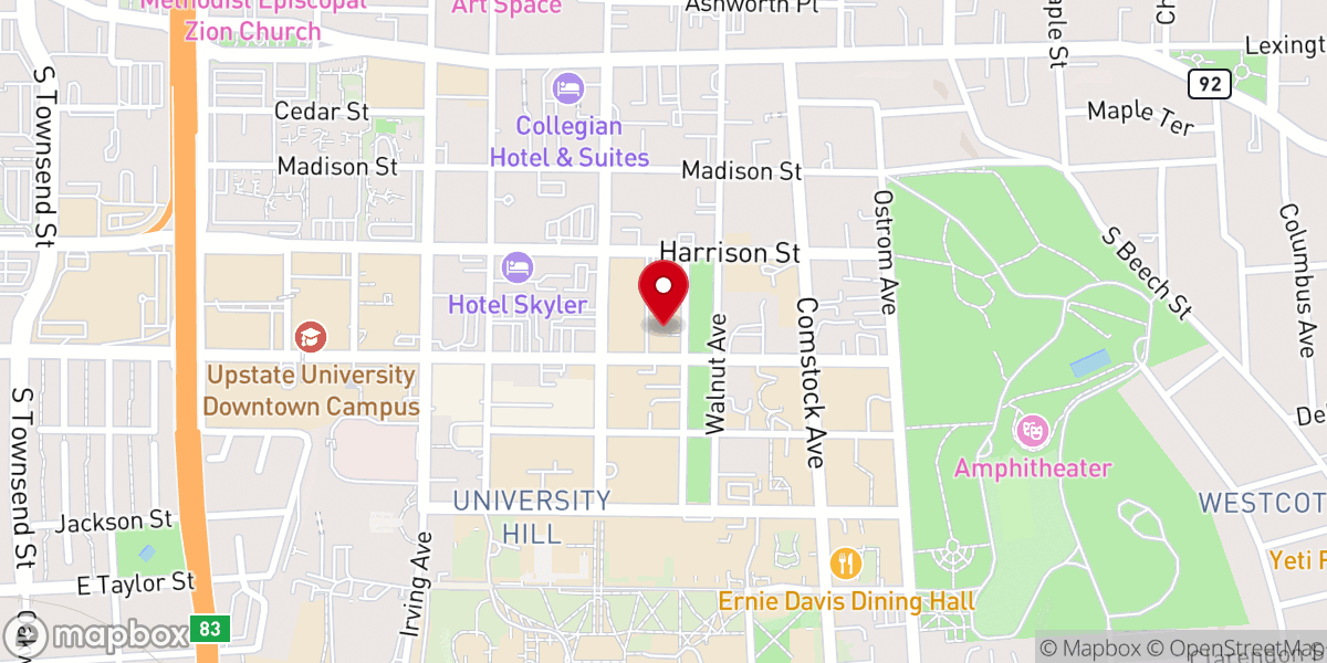 Map showing location of St Thomas More Foundation