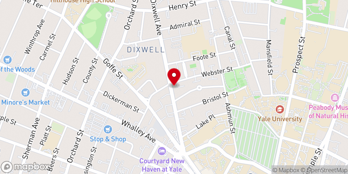Map showing location of Mission Church