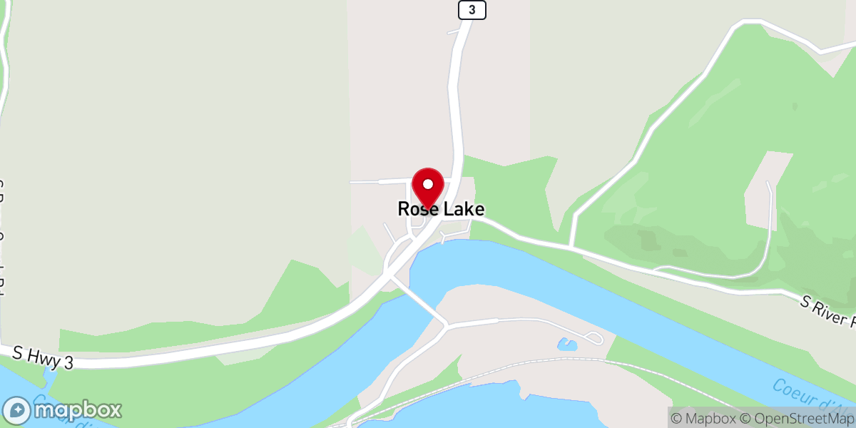 Map showing location of Crossroads Baptist Church