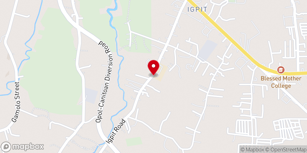 Map showing location of World in need Baptist Church ( Mission)