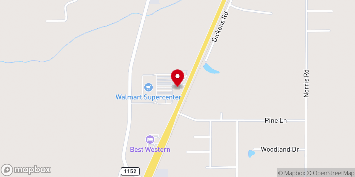 Map showing location of SouthStar Urgent Care - Oakdale