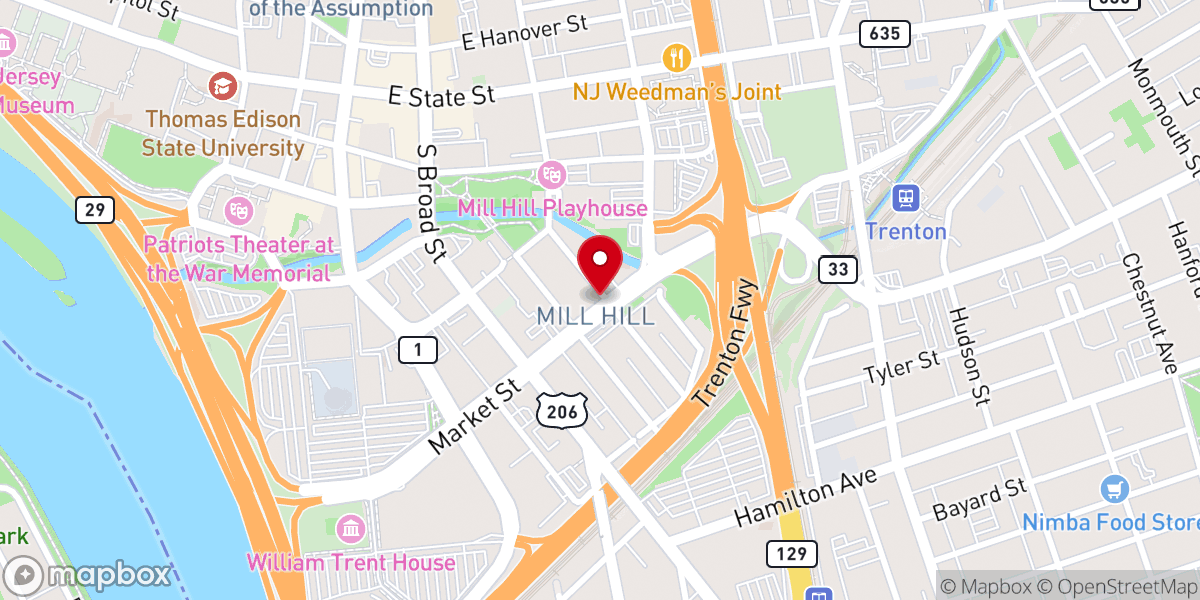 Map showing location of Life Abundant Church of God