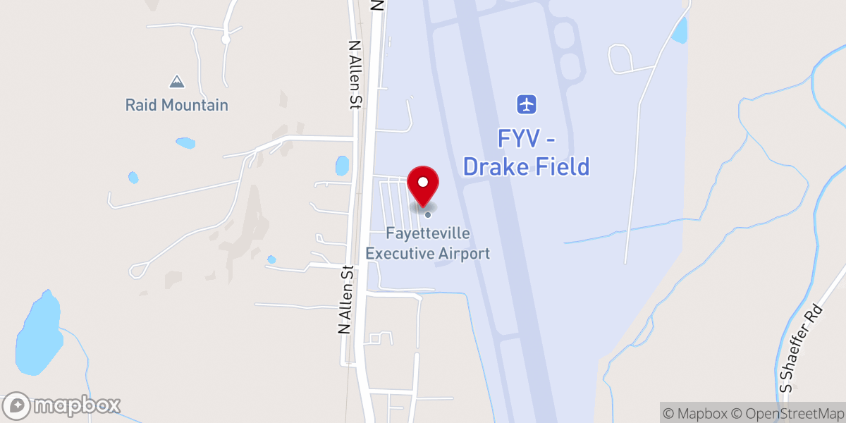 Map showing location of Faith in Flight