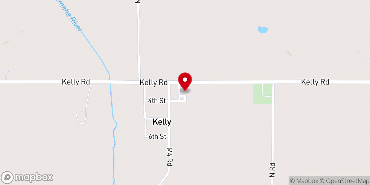 Map showing location of St.Bedes Catholic Church