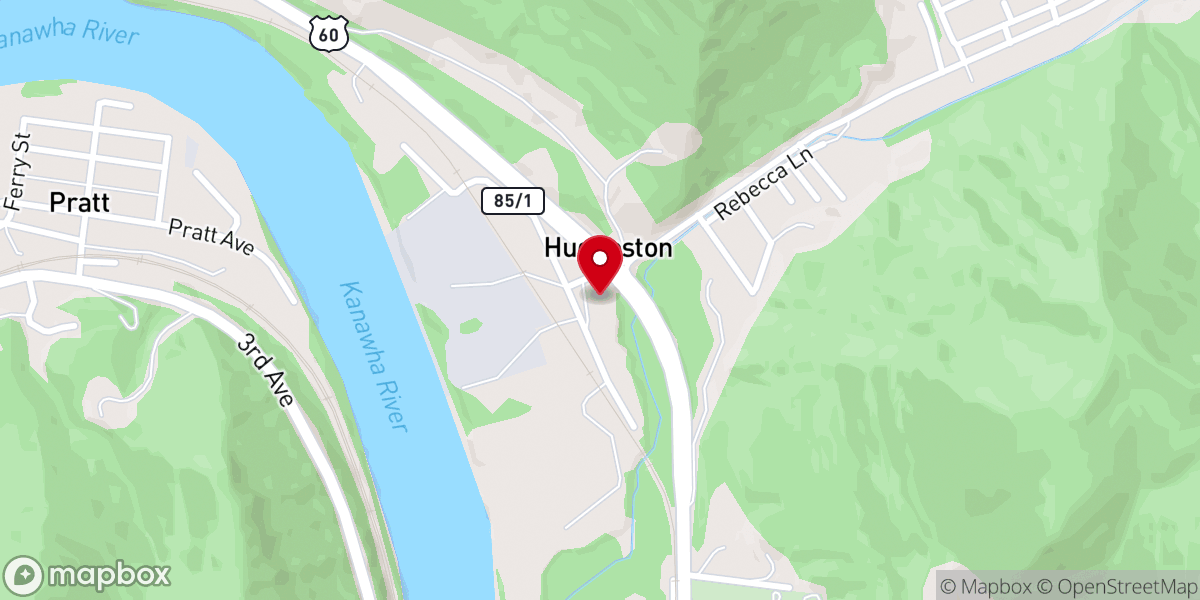 Map showing location of Hugheston Church of God of Prophecy