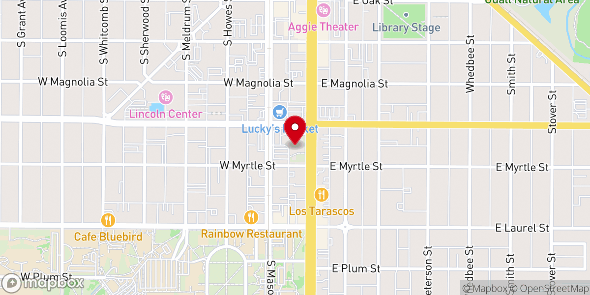 Map showing location of First Presbyterian Church