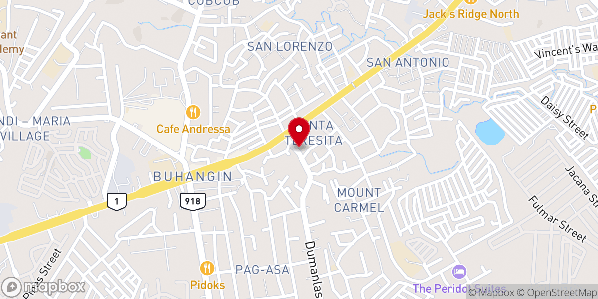 Map showing location of Davao Mission of Seventh-day Adventist Church