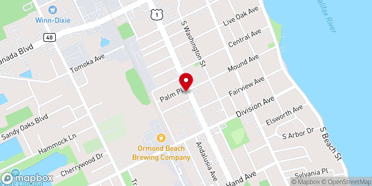 Map showing location of United Bibleway Church of God