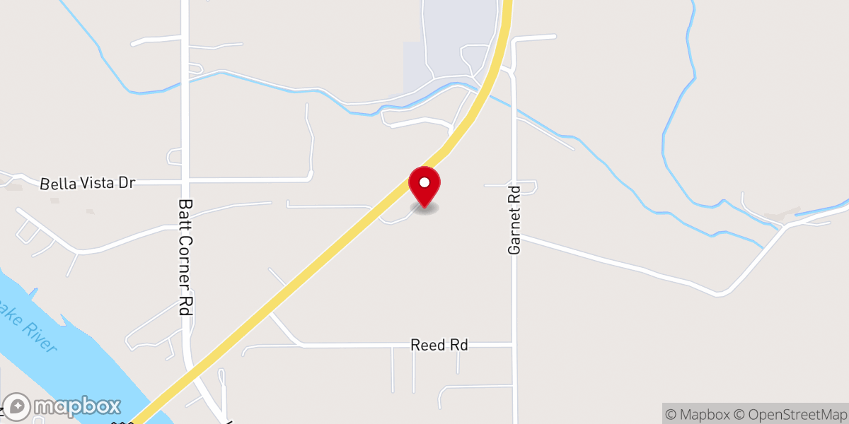 Map showing location of Friends Community Church