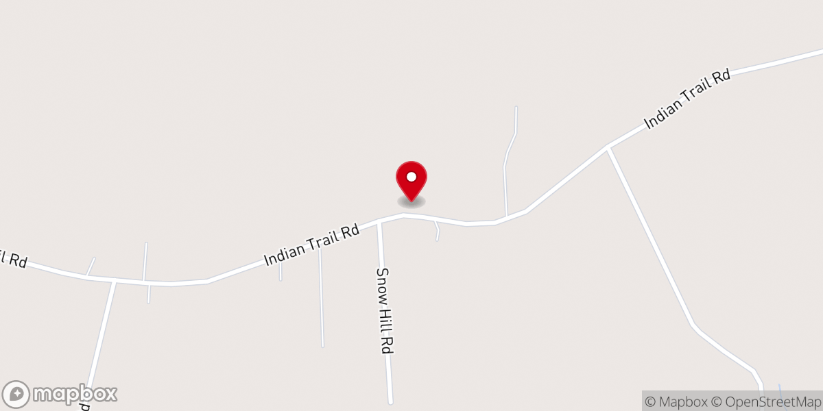 Map showing location of St John's Missionary Baptist