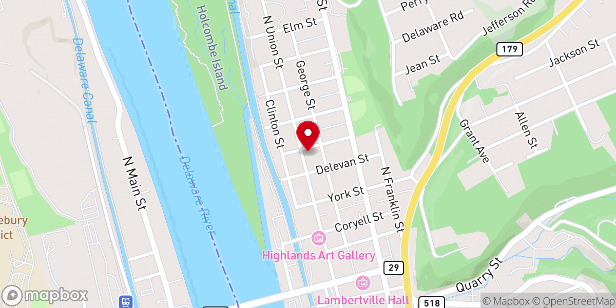 Map showing location of Centenary United Methodist Church