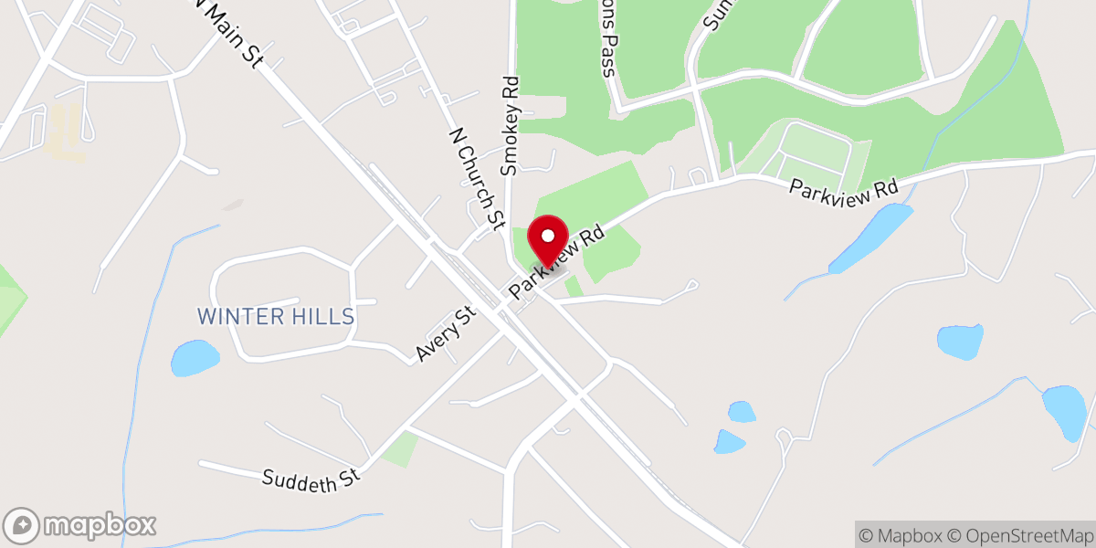 Map showing location of Winterville