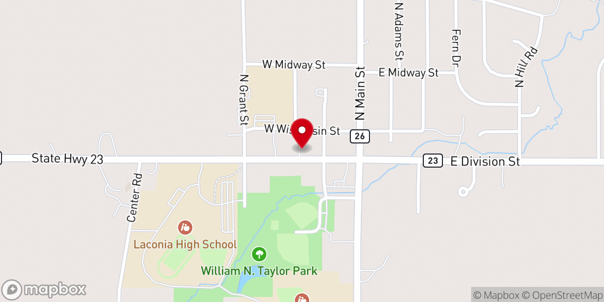 Map showing location of Rosendale United Church-Christ