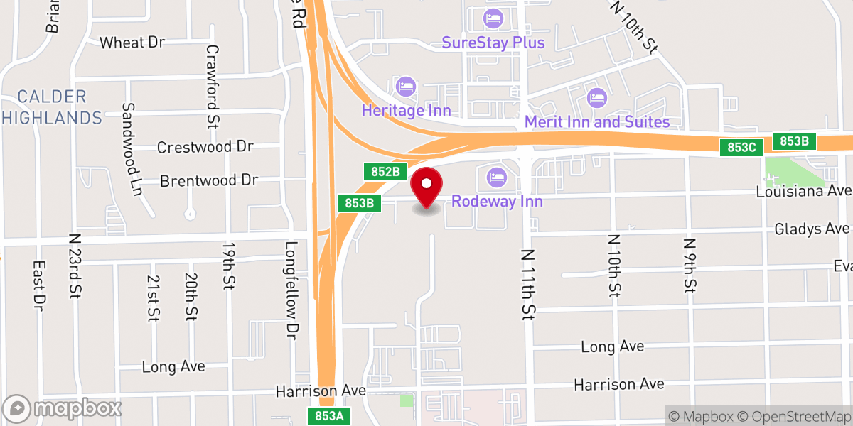 Map showing location of Providence Baptist
