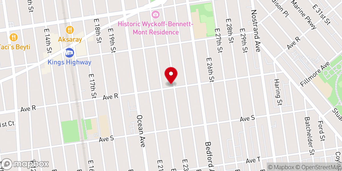 Map showing location of Madison Torah Center