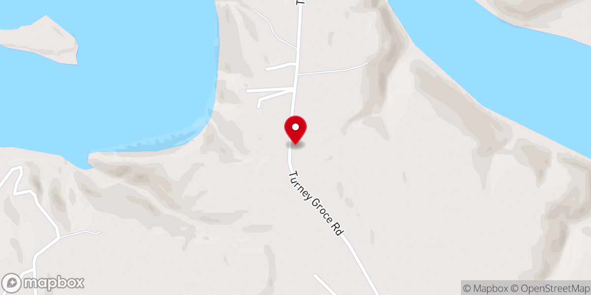 Map showing location of Jones Chapel